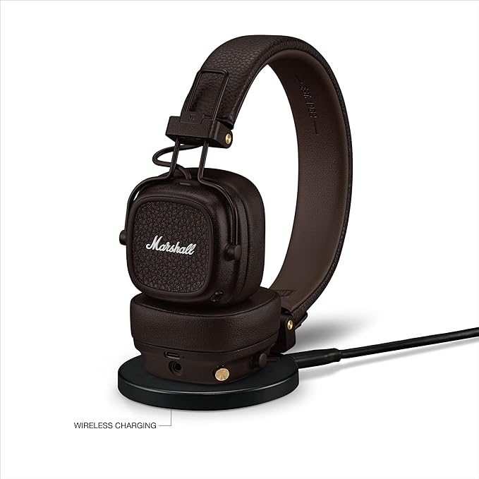 Marshall Major V On-Ear Wireless Bluetooth Headphones - Brown