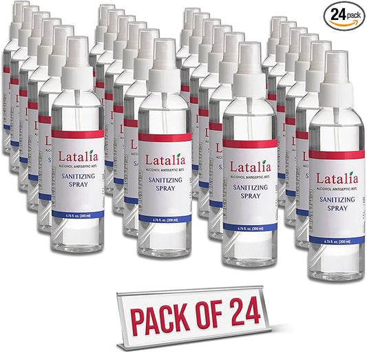 Hand Sanitizer Spray - Pack of 24 Unscented Spray Hand Sanitizer for Hands (6.67 Fl oz)