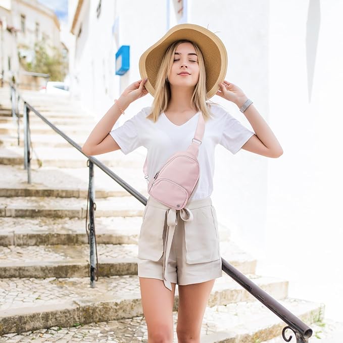 Crossbody Bags for Women Small Sling Bag Travel Cross Body Bag Anti Theft Fanny Pack Chest Purse Trendy Mini Backpack