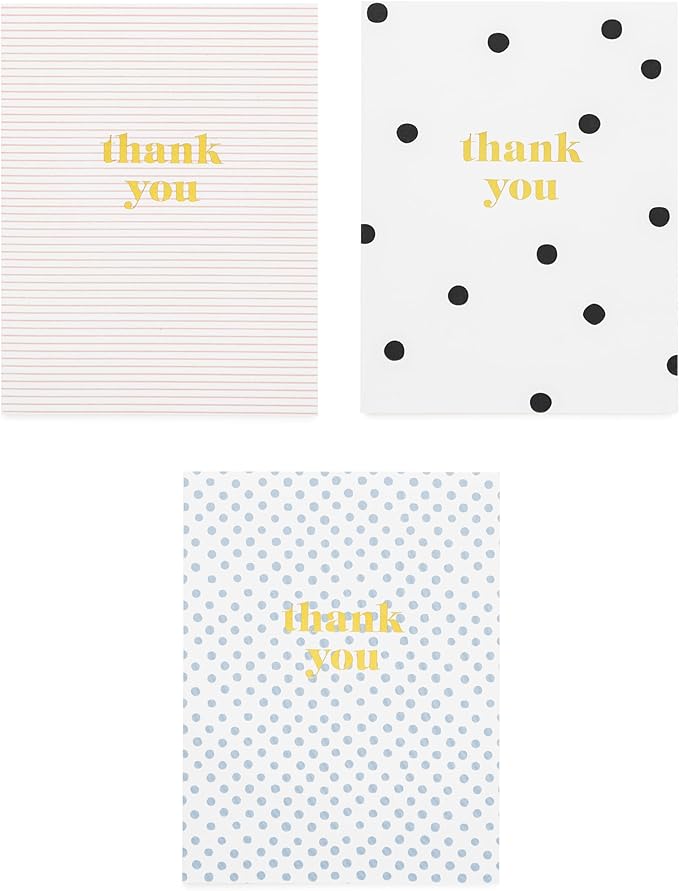 Sugar Paper Cards For Every Occasion Card Box, Greeting Card Assortment Box with Dividers, Set of 12 Greeting Cards and Envelopes, Birthday Cards, Thank You Cards, Generic Cards, Blank Inside, 6.25" x