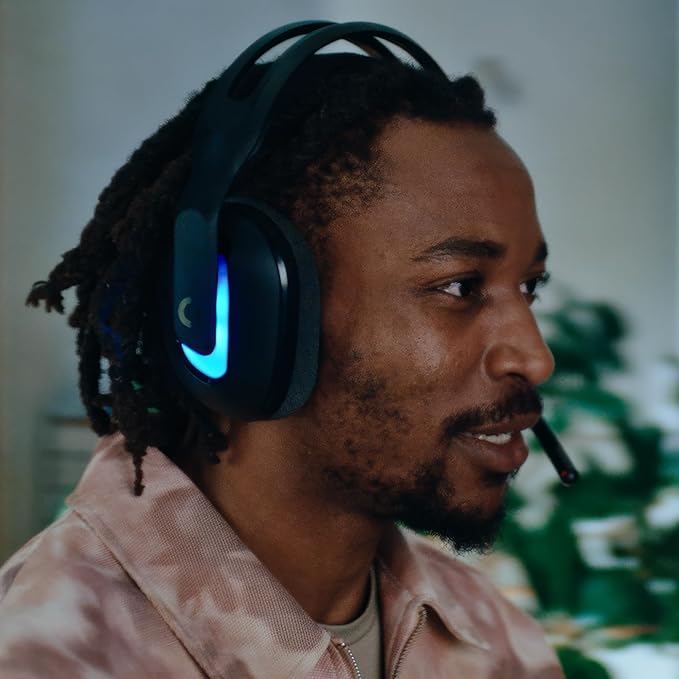 Logitech G Astro A20 X Lightspeed Wireless Gaming Headset for PS5, Xbox, Switch, PC with 2-System PLAYSYNC Audio, Bluetooth, LIGHTSYNC RGB, and 48 kHz Boom Mic - Black