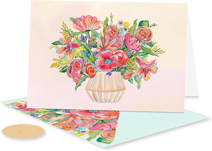 Papyrus 14-Count Blank Cards with Envelopes and Seals (Floral)