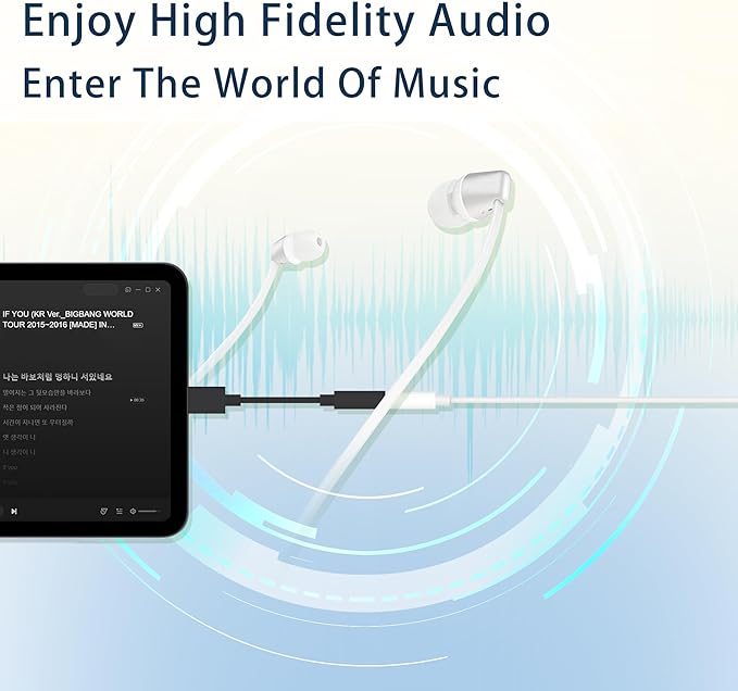 2 Pack USB-C to 3.5 mm Headphone Jack Adapter, Aux Audio Dongle Cable Compatible with iPhone 15 Series and More Type-C Devices, Black