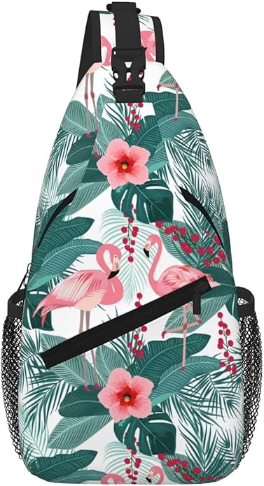 Cross Chest Bag Diagonally for Men Shoulder Bag for Travel Hiking Trendy Sling Bag with Adjustable Shoulder Strap