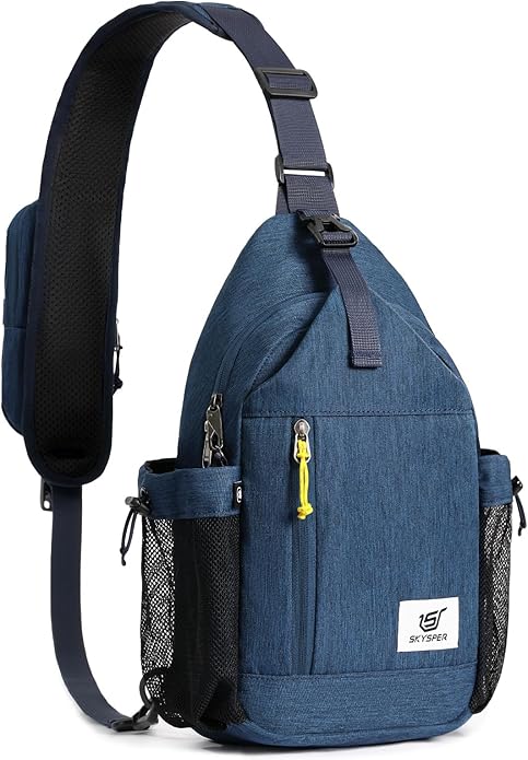 SKYSPER Sling Bag Anti-Theft Crossbody Bag RFID Travel Cross Body Shoulder Sling Backpack
