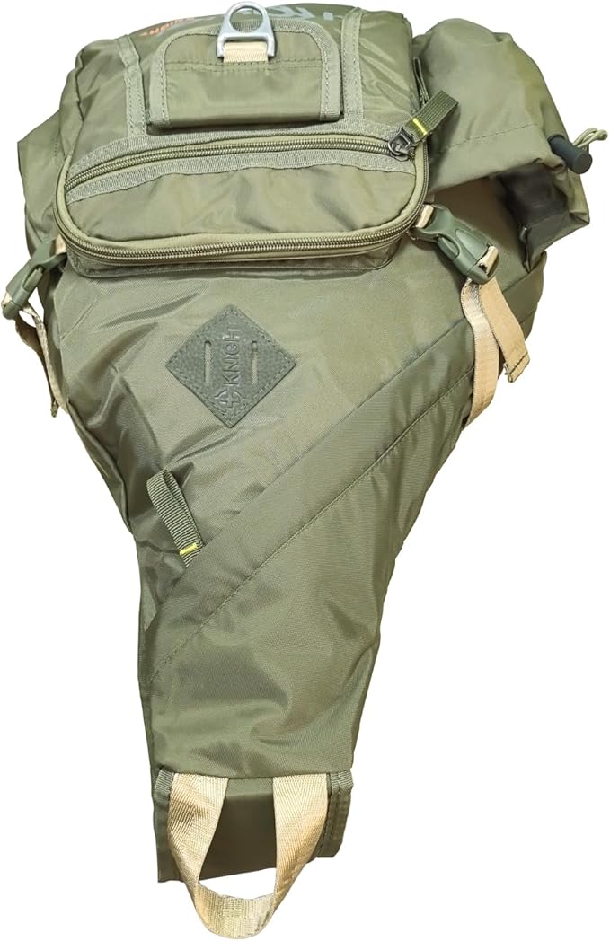 Large Sling Bag Laptop Backpack Cross Body Messenger Bag Shoulder Travel Rucksack (D- Army Green)