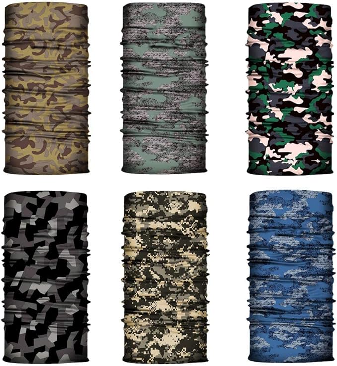 Neck Gaiter Bandana Face Mask: Cooling Gator Mask Breathable Face Cover Ski Neck Scarf Protection from Dust Sun for Men Women