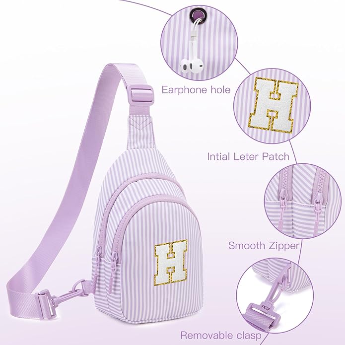 Gifts for 8 9 10 11 12 Year Old Girls Sling Bag Crossbody Bags Fanny Pack for Teen Girls Personalized Gifts for Women