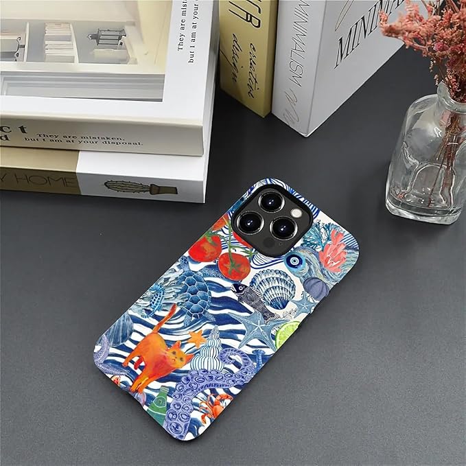 Case for iPhone 13 Pro,Leopard Cherry Shell Aesthetics for Woman Men Full Body Protective Cover Shockproof 2 in 1 Silicone + Hard PC Case for iPhone 13 Pro