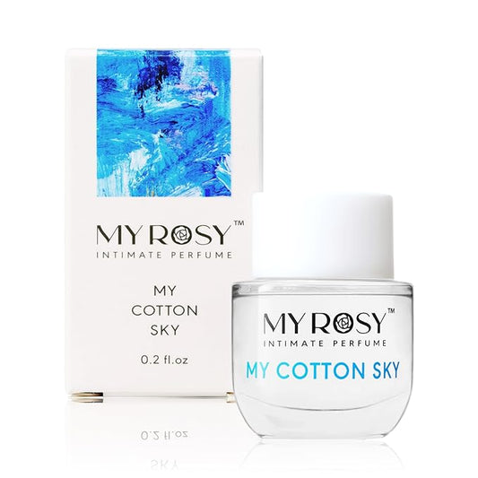 My Cotton Sky Deodorizing Perfume Oil for Women- Dermatologist Approved- Intimate Fragrance- Hypoallergenic, Long Lasting, Alcohol & Paraben-Free, Odor Control, Fragrance Oil for Feminine Area