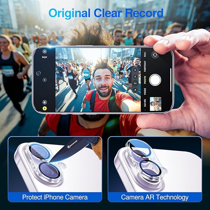 SMARTDEVIL 2+2Pack for iPhone 17 Privacy Screen Protector with Camera Lens Protector,Shatterproof Tempered Glass [True 28°Anti Spy] [9H Hardness] [Automatic Dust-Elimination Install] [Bubble Free]