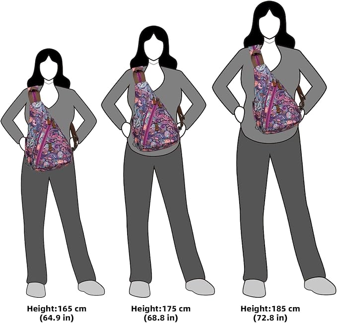 KL928 Canvas Sling Bag - Small Crossbody Backpack Shoulder Casual Daypack Rucksack for Men Women