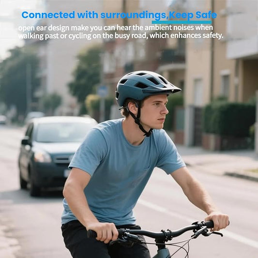 Bone Conduction Swimming Headphones Wireless Underwater Earphones IPX8 Waterproof Bluetooth headsets Built in 32GB MP3 Player Long Lasting Battery for Swimming Running Cycling and Workouts