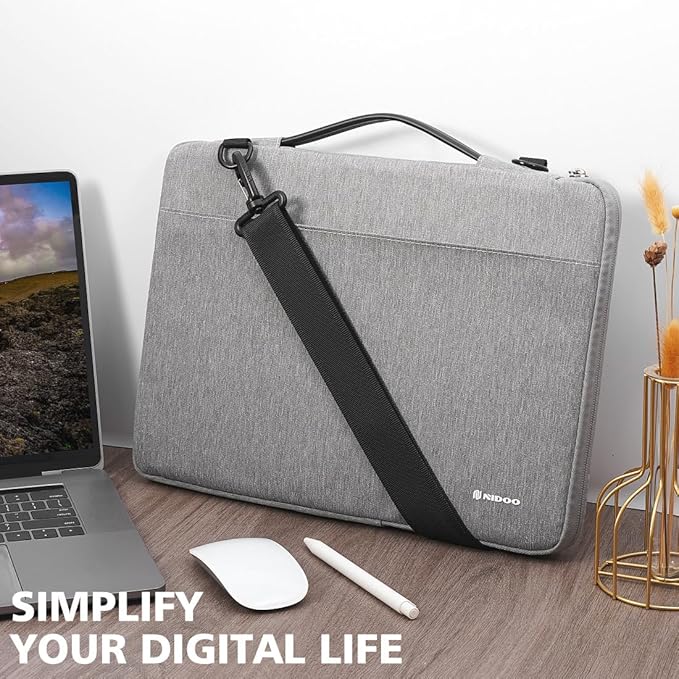 NIDOO 15.6 inch Laptop Sleeve Case Carrying Bag for 16" MacBook Pro M2 M1 / Legion 7i Gen 6 / Legion 5 Pro / 15" Surface Laptop 3/15.6" Lenovo Legion 5 / ThinkPad T15 P15s E15 L15 / Galaxy Book Pro