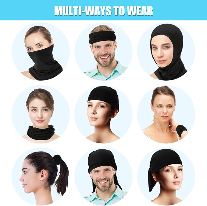 Neck Gaiter Bandana Face Mask: Cooling Gator Mask Breathable Face Cover Ski Neck Scarf Protection from Dust Sun for Men Women