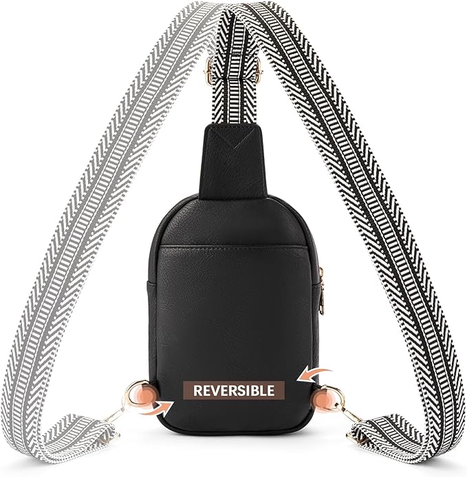 BOSTANTEN Small Sling Bag Crossbody Bags for Women Trendy Crossbody Purse Leather Chest Bag