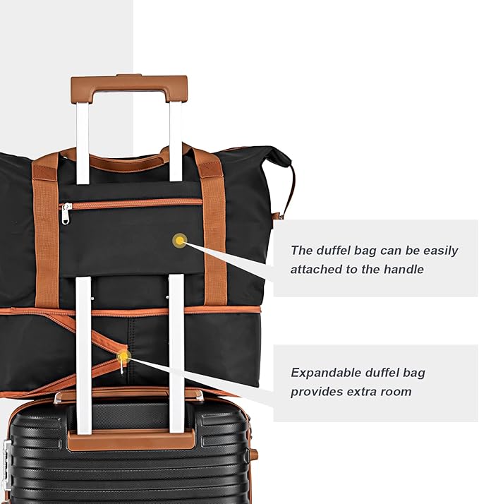 Joyway 28 Inch Large Luggage Hardside Suitcase with Spinner Wheel, Lightweight 3 Piece Suitcase Set with TSA Lock
