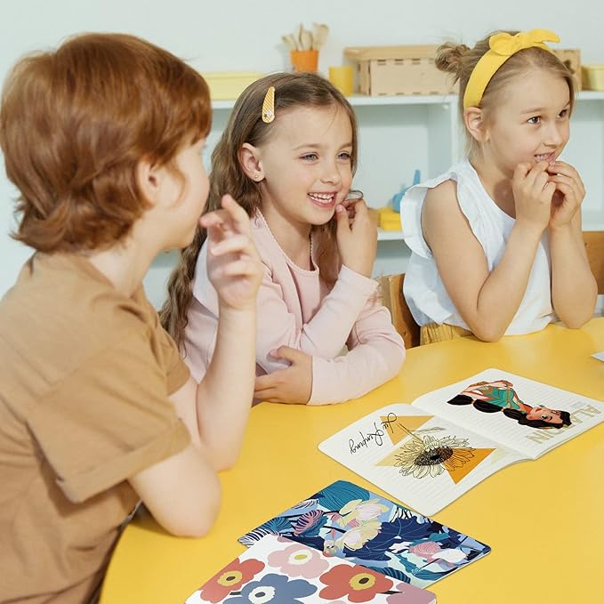 12 Pack Flower Design Line Notebook Journals Bulk for Traveler, Student, Office, College Ruled Composition Subject Notebooks Planner with Lined Paper, 80GSM, 30 Sheets,5.5x 8.3 inch, A5 Size