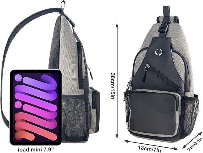 Sling Bag Crossbody Bag Cross Body Backpack Travel Hiking Daypack