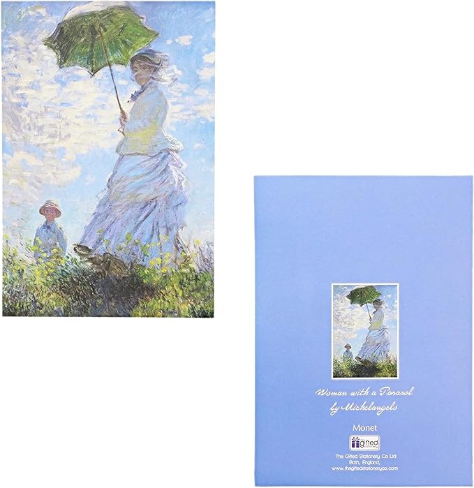 The Gifted Stationery Assorted All-Occasion Greeting Card Box - Monet-Inspired Art with Envelopes - Versatile Use & Birthday Cards - 6 Unique Designs - 36-Pack, 5 x 3.5 In