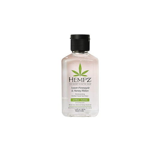 Hempz Sweet Pineapple & Honey Melon Moisturizing Herbal Hand Sanitizer, 8.5 Fl Oz