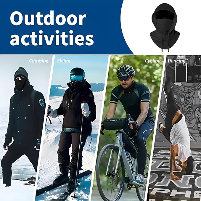 3 Pack Summer Balaclava Sun UV Protection Hood Breathable Full Head Mask Face Cover for Men Women Motorcycle Cycling Fishing