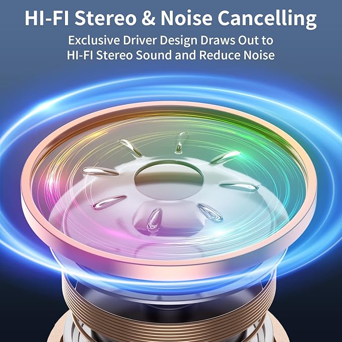 Retractable Neckband Bluetooth Headphones, Wireless Neck Headset with Bluetooth 5.1, 20H Playtime, Dual Device Pairing, Ultra-Light Retractable Earbuds for iPhone/Android with mic (Rose)