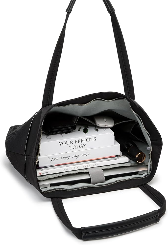 Kinmac Women's Laptop Tote Bag Top Handle Handbag Work Bag for Laptop Computer Up to 15.6 inch