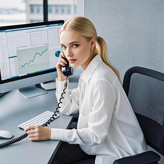 Uvital Telephone Cord Detangler, Anti-Tangle Telephone Handset Cable 360 Degree Rotating Landline Swivel Cord Untangler Black (2 Pack)