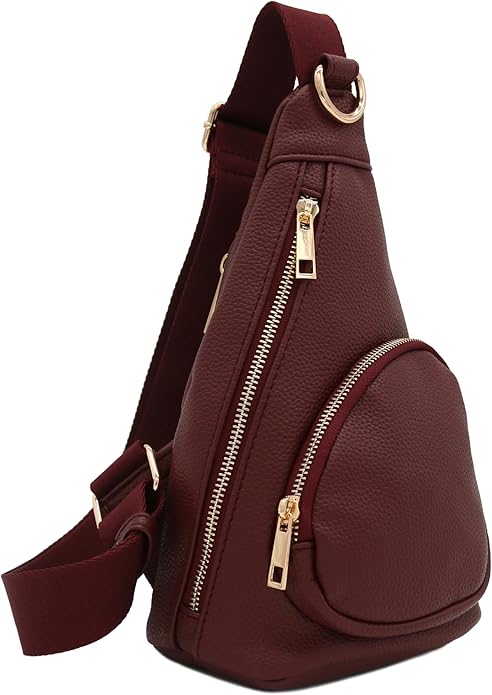 FashionPuzzle Compact Triangle Sling Bag