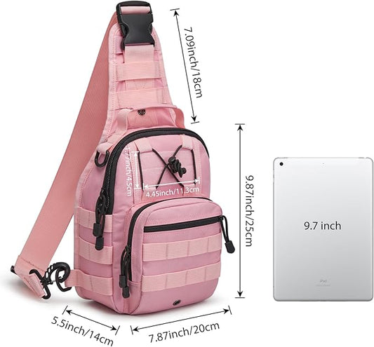 G4Free Outdoor Tactical Bag Backpack, Military Sport Bag Pack Sling Shoulder Backpack Tactical Bag for Every Day Carry