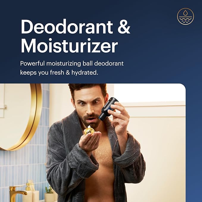 MANSCAPED® The Crop Preserver®, Men's Ball Deodorant Lotion, Male Care Hygiene Moisturizer, Anti-Chafing Groin Protection with Cooling Aloe Vera, Persevere® Scent, 4oz