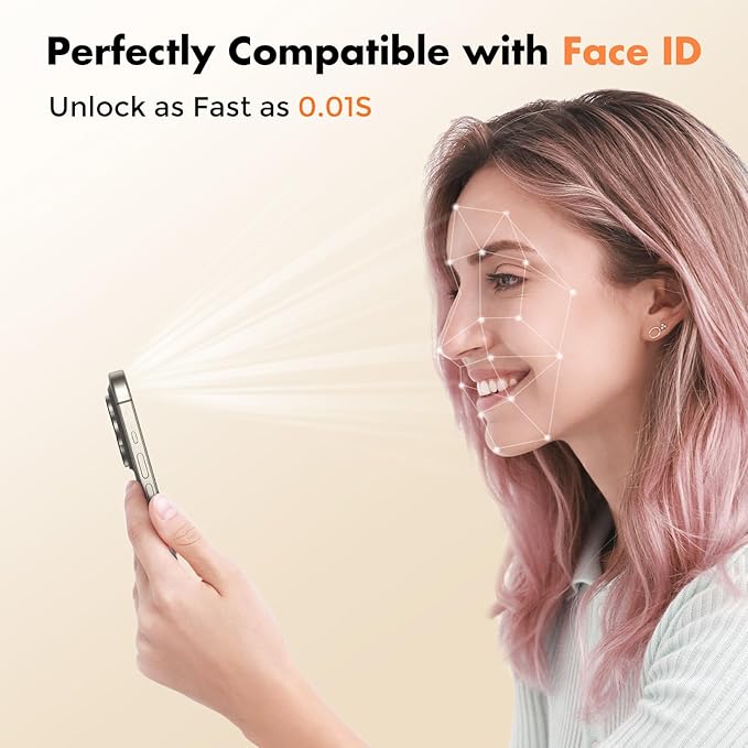 UNBREAKcable 4-Pack Screen Protector for iPhone 15 Pro, Double Shatterproof Tempered Glass [Easy Installation Frame] [9H Hardness] [99.99% HD Clear] [Case Friendly] for iPhone 6.1 inch