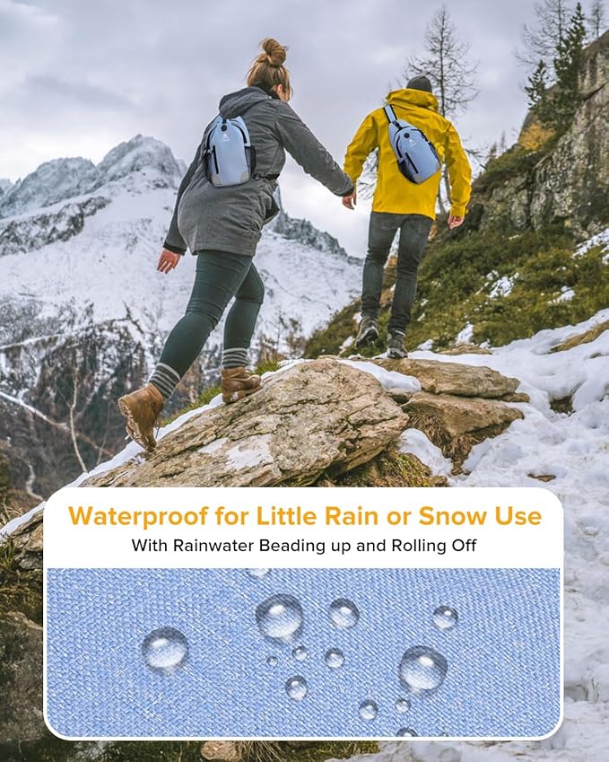 Sling Bag for Women, Crossbody Bag for Men, Cross Body Hiking Backpack, Travel Daypack, Chest Pack with Chest Phone Holder