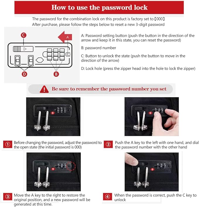 SHRRADOO Anti Theft Laptop Backpack Travel Backpacks with usb Charging Port for Women Men High School College Backpack Computer Bag Fits 17 Inch Laptop,Red