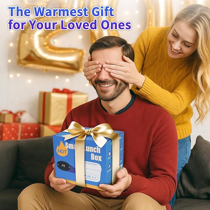 Cordless Electric Lunch Box,24000mAh Heated Lunch Box Battery Powered with Automatic Heating, 5Cups Portable Food Warmer,Multi-Mode Automatic Heating with an Insulated Bag and Utensils