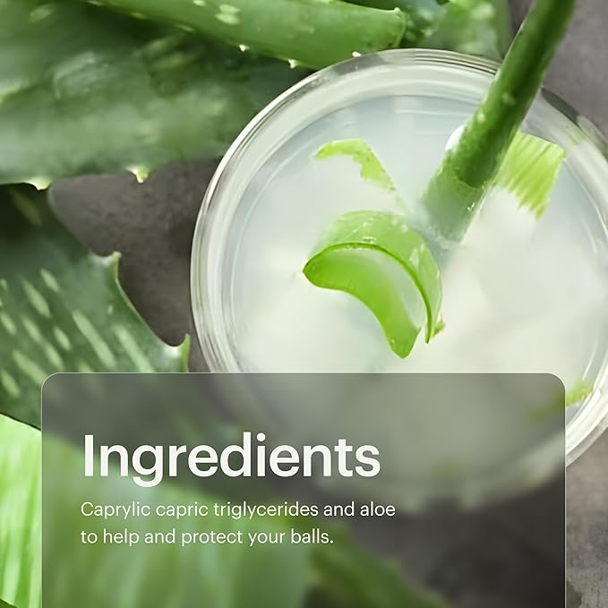 MANSCAPED® The Crop Preserver®, Men's Ball Deodorant, Male Care Hygiene Moisturizer, Anti-Chafing Groin Protection with Cooling Aloe Vera, Refined® Scent, 4oz