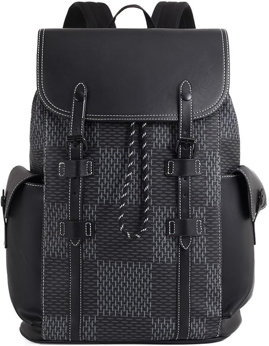 KingTo Laptop Backpack for Men Luxury Anti-Theft Travel Backpack Casual Business Waterproofing Computer Bag (A-Gray)