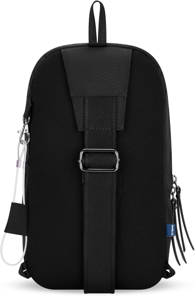 Sherpani Metro, Anti Theft Sling Bag, Sling Backpack, 5L Travel Bag, Shoulder Chest Purse, Crossbody Backpack for Women, Metal Hardware, Travel Gift (Sakura)