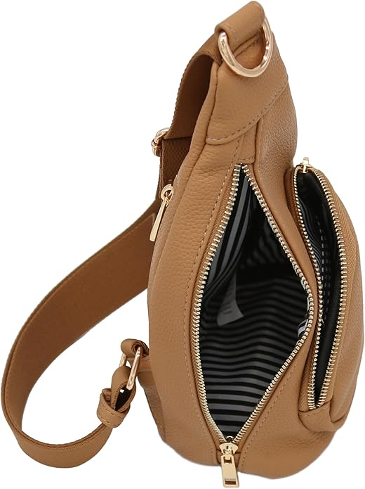 FashionPuzzle Compact Triangle Sling Bag