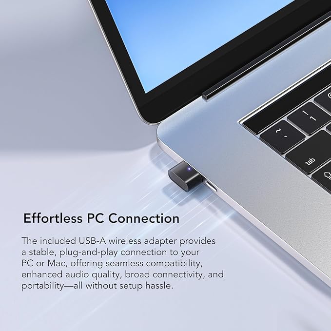 MemPod Pro 2S Voice Recorder Headset, Open Ear Bluetooth Headphones with Mic, ChatGPT Powered Transcribe & Summarize, Dongle, App Control, Support 97 Languages, for Lectures, Meetings, Calls