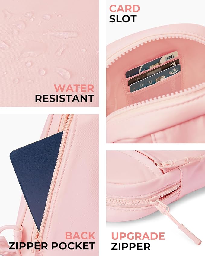 CHOLISS Small Sling Bag for Women and Men, Crossbody Bags Trendy Fanny Packs Chest Bag with Extended Strap