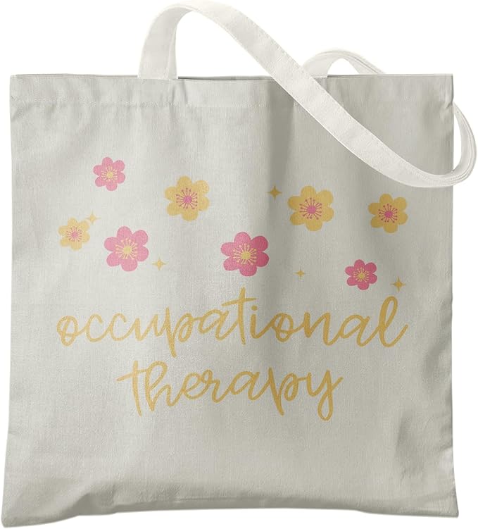 Occupational Therapist Gifts,OT Gifts, Occupational Therapist Canvas Tote Bags for Women, Reusable Grocery Bags