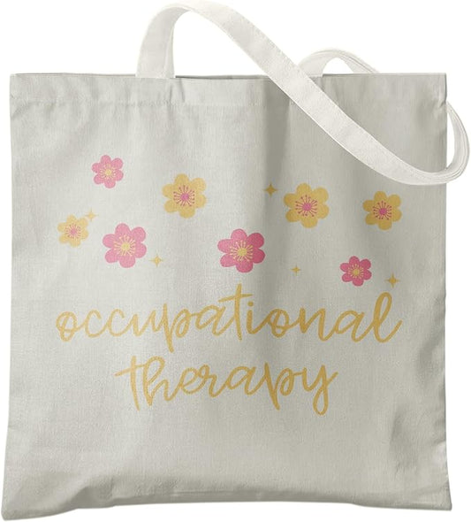 Occupational Therapist Gifts,OT Gifts, Occupational Therapist Canvas Tote Bags for Women, Reusable Grocery Bags