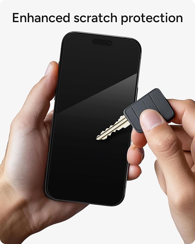 ZAGG Glass Elite Privacy iPhone 15 Pro Max Screen Protector - 5X Stronger with Reinforced Edges, 2-Way Privacy Filter, Scratch & Smudge-Resistant Surface, InvisibleShield, Easy to Install