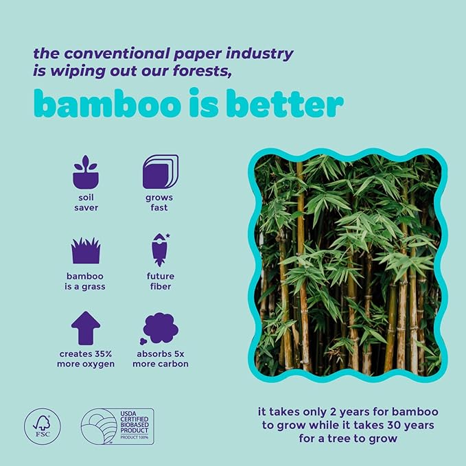 Bim Bam Boo | 3-Ply 130 Sheet/Package Facial Tissue 6 Pack