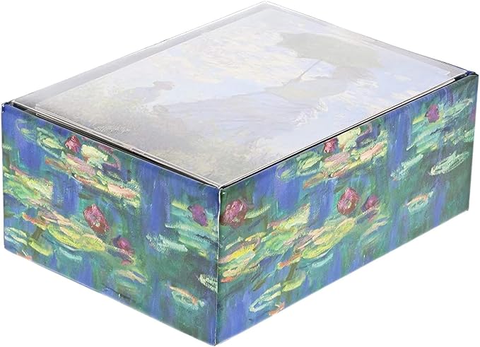 The Gifted Stationery Assorted All-Occasion Greeting Card Box - Monet-Inspired Art with Envelopes - Versatile Use & Birthday Cards - 6 Unique Designs - 36-Pack, 5 x 3.5 In