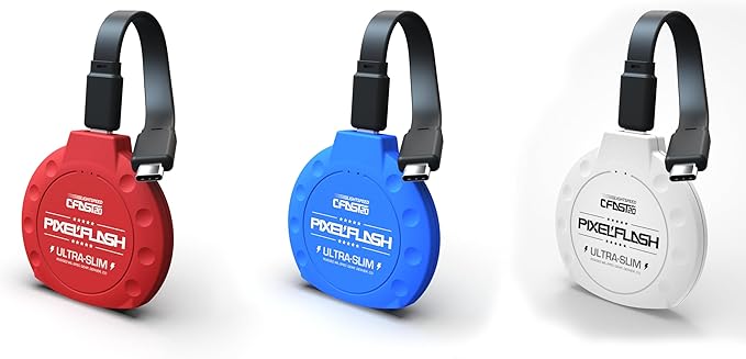 PixelFlash CFast 2.0 Card Reader USB C (Black) - Memory Card Adapter with Cabled Type-C USB 3.1 Gen 2, Up to 10Gbps File Transfer, Ultra-Slim & Anti-Slip Rubber Shell, Compatible with Most Brands & OS