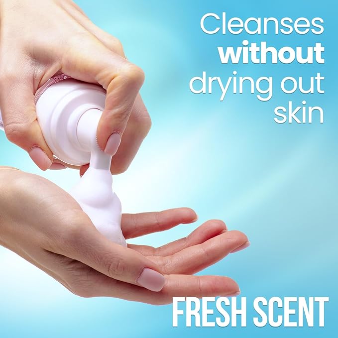 Scrubzz No Rinse Body Wash for Elderly, Rinse Free Cleansing Foam, Waterless Foaming Cleanser for Men and Women, Great for Camping, Gym and Post Workout, Hospital Stays and Post Surgery - 6 Pack