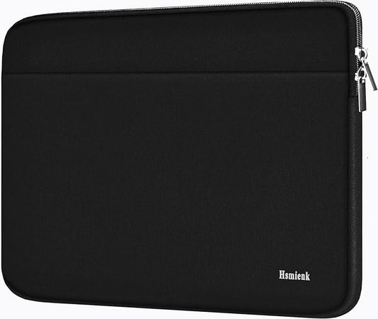 Laptop case 14 inch, Shockproof Protective Notebook Cover Bag with Accessory Pocket, Durable Carrying Laptop Sleeve Compatible for MacBook HP Lenovo Dell Asus Acer, Black